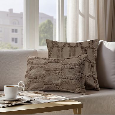 Set of 2 Solid Color Plush Throw Pillow Covers Soft Cozy Cushion Covers for Sofa Home Decor