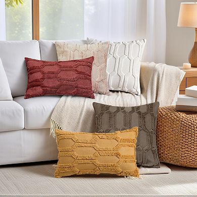 Set of 2 Solid Color Plush Throw Pillow Covers Soft Cozy Cushion Covers for Sofa Home Decor