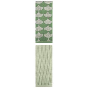 2 pc Cotton Hand Towel Set, Soft Hand Towels, Soft Towels for Bathroom 13"x30"&13"x29"