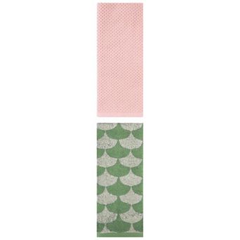 2 pc Cotton Hand Towel Set, Soft Hand Towels, Soft Towels for Bathroom 13"x30"&13"x29"