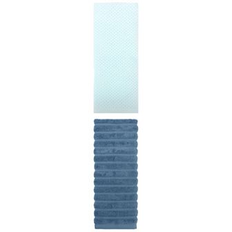 2 pc Cotton Hand Towels for Bathroom, Decorative Comfort Towel 14"x30"&13"x30"