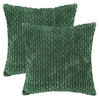 Decorative Throw Pillow Covers Pack of 2 for Couch Bed Home Decor Soft Corduroy Cushion Pillow Cases