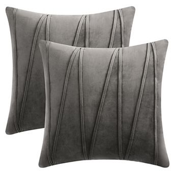 Velvet Throw Pillow Covers Set of 2 for Sofa Living Room Decor