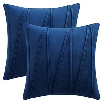 Velvet Throw Pillow Covers Set of 2 for Sofa Living Room Decor