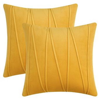 Velvet Throw Pillow Covers Set of 2 for Sofa Living Room Decor