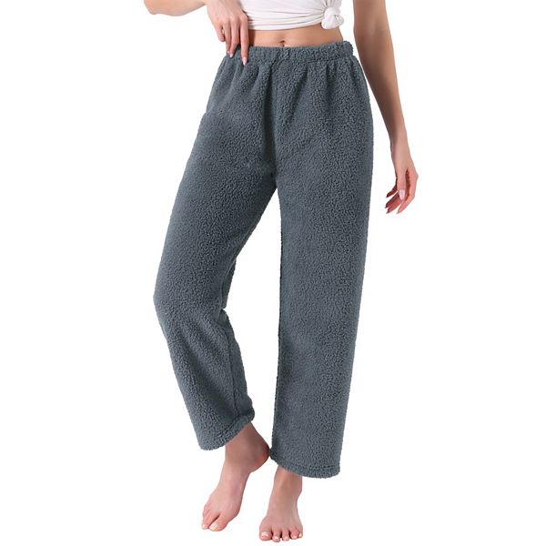 ※限定値下げ　MASU FLUFFY PAJAMA PANTS Women's Fleece Pajama Bottoms Fuzzy Elastic Waistband Lounge Plush