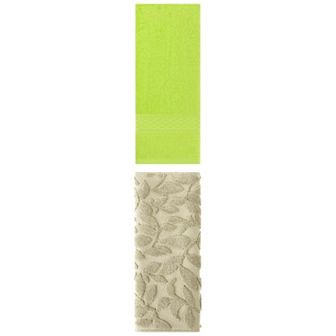 2 pc Absorbent Hand Towels, Cotton Soft Decorative Hand Towel Set 13"x30"&14"x30"