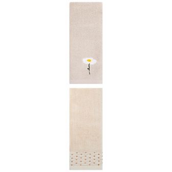 2 pc Hand Towels Set, Cotton Comfortable Hand Towels for Bathroom, Gym, Spa 14"x30"&13"x30"