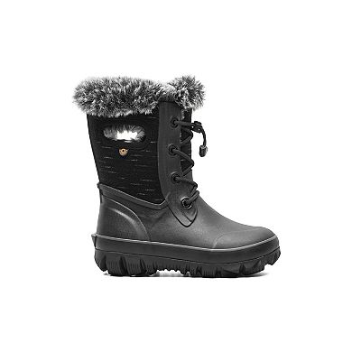Bogs Arcata II Dots Kids' Waterproof Lace-Up Boots