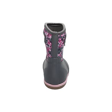 Bogs Baby Classic Kids' Waterproof Floral Rain Boots