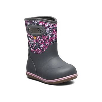 Bogs Baby Classic Kids' Waterproof Floral Rain Boots