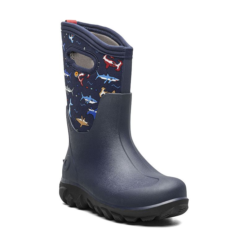 Bogs Kids Classic Seamless Waterproof Rain Boots, Kids Unisex, 