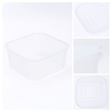 10 Pack Food Storage Containers with Lids, Plastic Meal Prep Food Containers, Leakproof Lunch Box