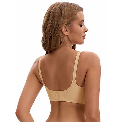 Nursing Bra for Women's Push Up Wirefree Front Closure Comfortable Maternity Bralette