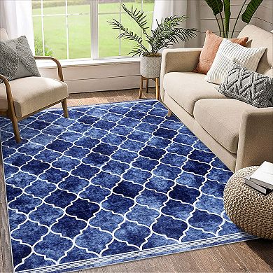 Garvee Machine Washable No Shedding Area Rugs for Living Room Dining Room Kitchen