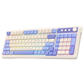 AULA S99, 99-Key, Wireless, Membrane, Gaming Keyboard, RGB, 5-Layer Padding, 2000 mAh Battery, Knob