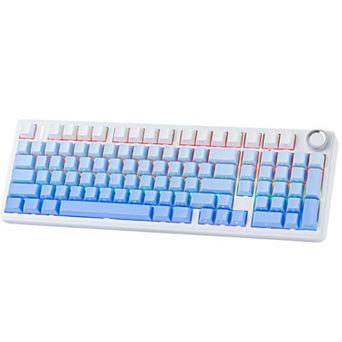 AULA F99 Pro, 99-Key, Wireless, Hot Swappable, Mech Gaming Keyboard, RGB, 5-Layer Padding, Knob