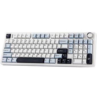 AULA F99 Pro, 99-Key, Wireless, Hot Swappable, Mech Gaming Keyboard, RGB, 5-Layer Padding, Knob