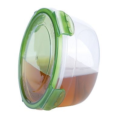 8 Pack Food Storage Containers w Lids, Meal Prep Food Containers, Leakproof Lunch Box for Microwave