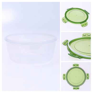 8 Pack Food Storage Containers w Lids, Meal Prep Food Containers, Leakproof Lunch Box for Microwave