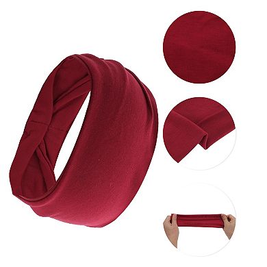 Comfortable Headband Solid Color Wide Headband for Sport 1 Pc