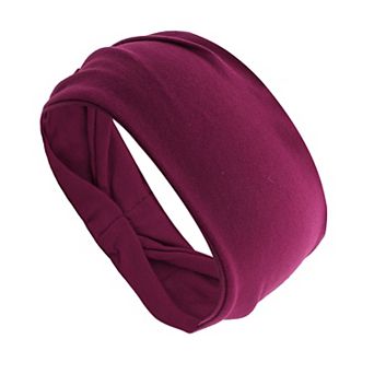 Comfortable Headband Solid Color Wide Headband for Sport 1 pc