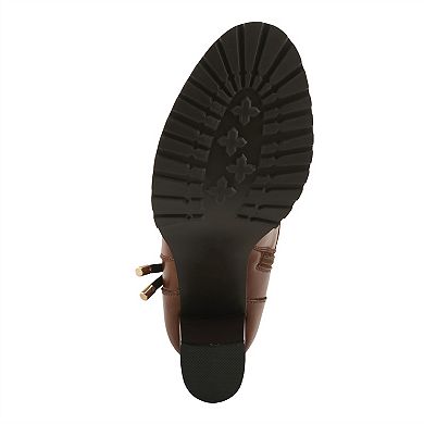 Spring Step Gyanna Women's Ankle Boots with Block Heel & Zip Closure