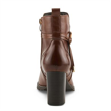 Spring Step Gyanna Women's Ankle Boots with Block Heel & Zip Closure