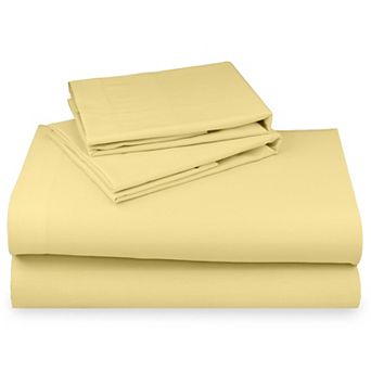 California Design Den Soft 100% Cotton Sheet Set with Deep Pockets - Durable Sateen Weave