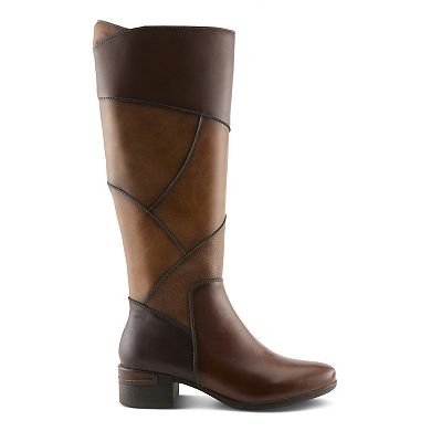 Spring Step Patchwork Women's Tall Boots