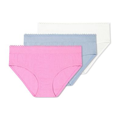 Juniors' SO® 3-pk. Seamless Hipster Panties Set