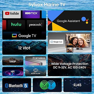 Marine Series 40inch Smart Marine TV With Google OS TV
