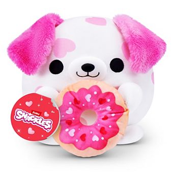 Snackles Valentines Edition 8-inch Plush Dalmatian with Donut