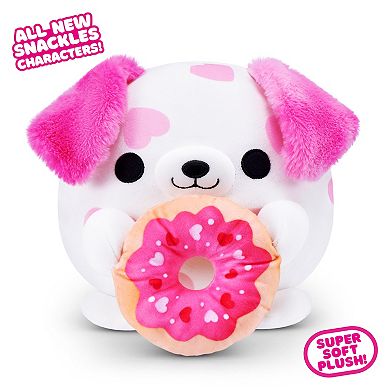 Snackles Valentines Edition 8-inch Plush Dalmatian with Donut