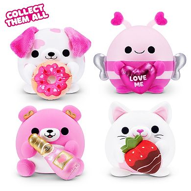 Snackles Valentines Edition 8-inch Plush Kitten with Strawberry Chocolate