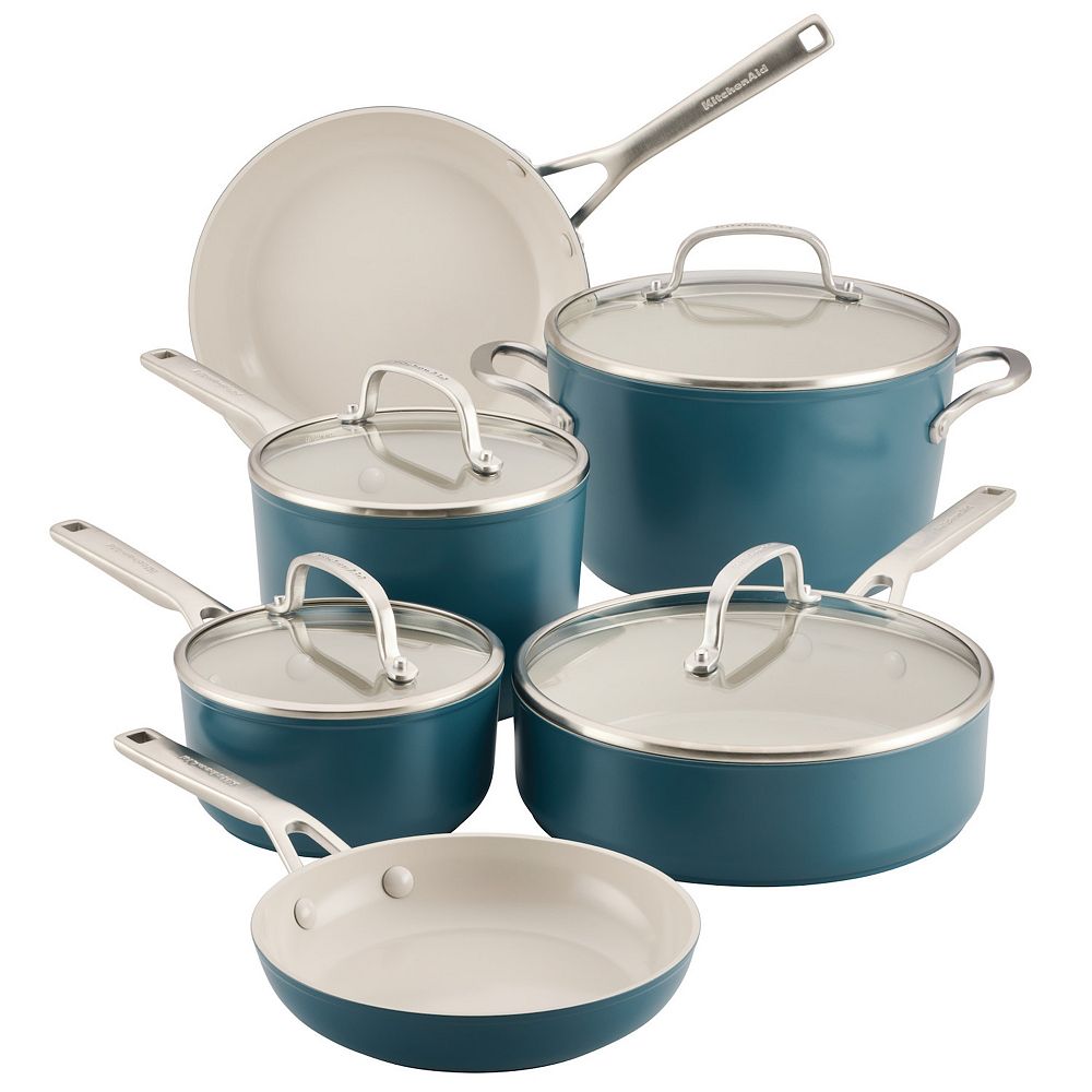 KitchenAid® 10-pc. Hard-Anodized Ceramic Induction Cookware Set