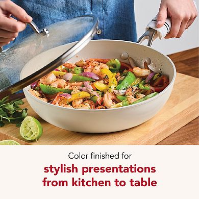 KitchenAid® Hard-Anodized Ceramic Induction Skillet 12.25-Inch with Lid