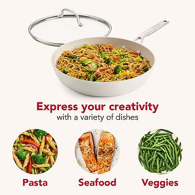 KitchenAid® Hard-Anodized Ceramic Induction Skillet 12.25-Inch with Lid