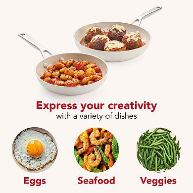 KitchenAid® Hard-Anodized Ceramic Induction Skillet Set of 2