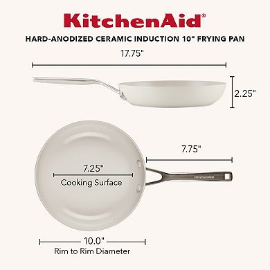 KitchenAid® 10-Inch Hard-Anodized Ceramic Induction Skillet