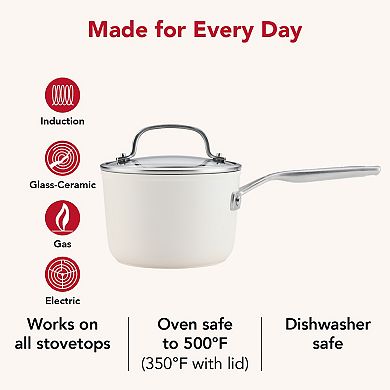 KitchenAid® Hard-Anodized Ceramic Induction 2-qt. Saucepan with Lid