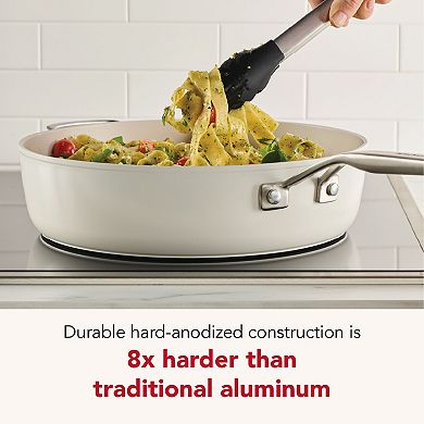 KitchenAid® Hard-Anodized Ceramic Induction 5-qt. Saute Pan with Lid