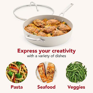 KitchenAid® Hard-Anodized Ceramic Induction 5-qt. Saute Pan with Lid