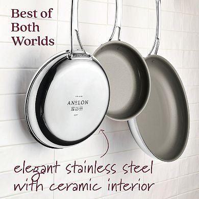 Anolon EverLast Ceramic Nonstick 3-pc. Frying Pan Set