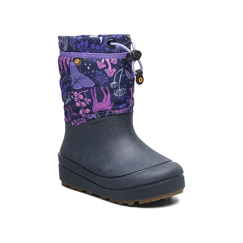 Bogs Snow Shell Kids' Waterproof Snow Boots, Kids Unisex, Size: 4, Cosmic Green
