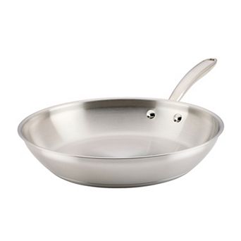 Rachael Ray® 12.5 in Professional Stainless Steel Induction Frying Pan