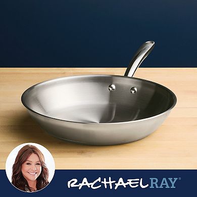 Rachael Ray® 12.5-in. Professional Stainless Steel Induction Frying Pan