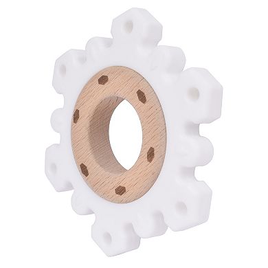 Sunny Days Entertainment Holiday Silicone & Wood Baby Teether