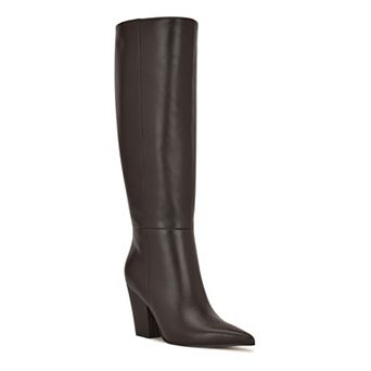 Nine West Adera Women's Pointy Toe Tall Shaft Dress Boots