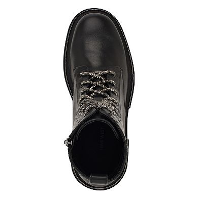 Nine West Jarret Women's Lace-Up Ankle Lug-Sole Boots